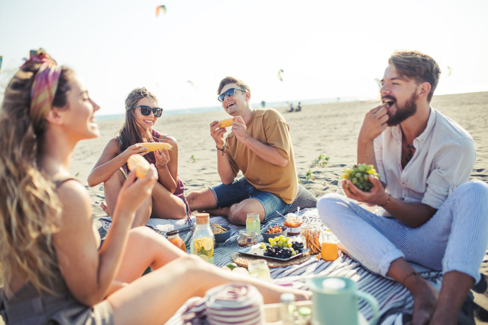 In estate, gli alimenti e le ricette