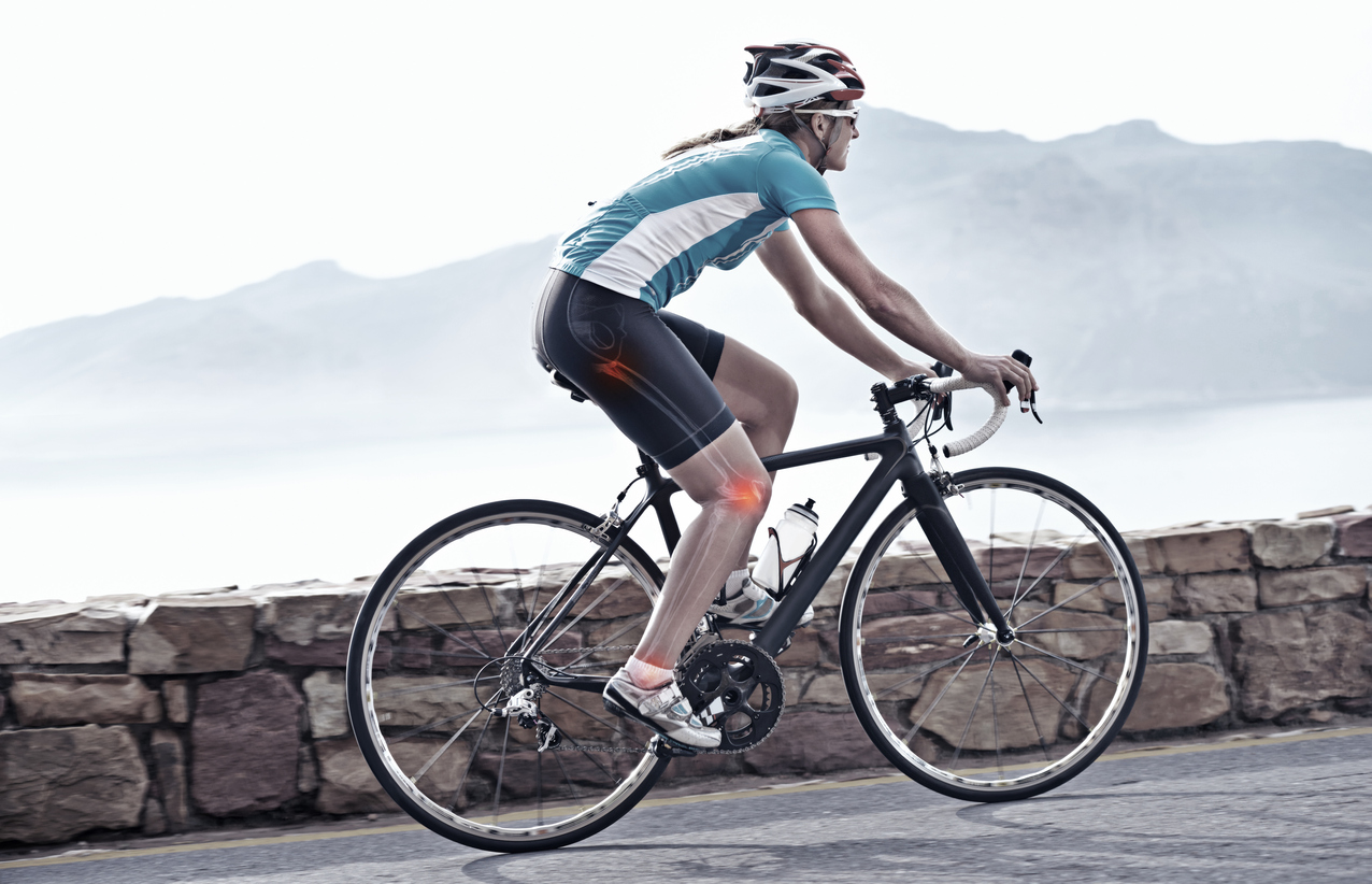 Ciclista: come preservare l'articolazione del ginocchio