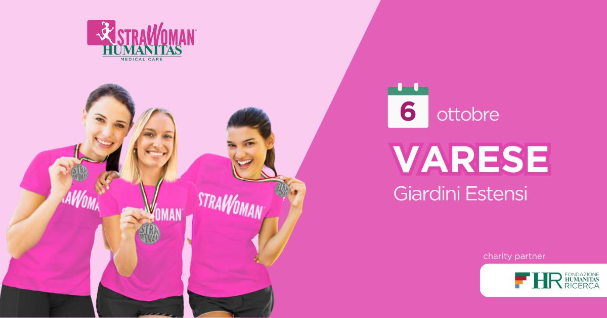 Humanitas Mater Domini insieme ai centri medici nel cuore di Varese. Domenica 6 ottobre al via StraWoman Humanitas Medical Care