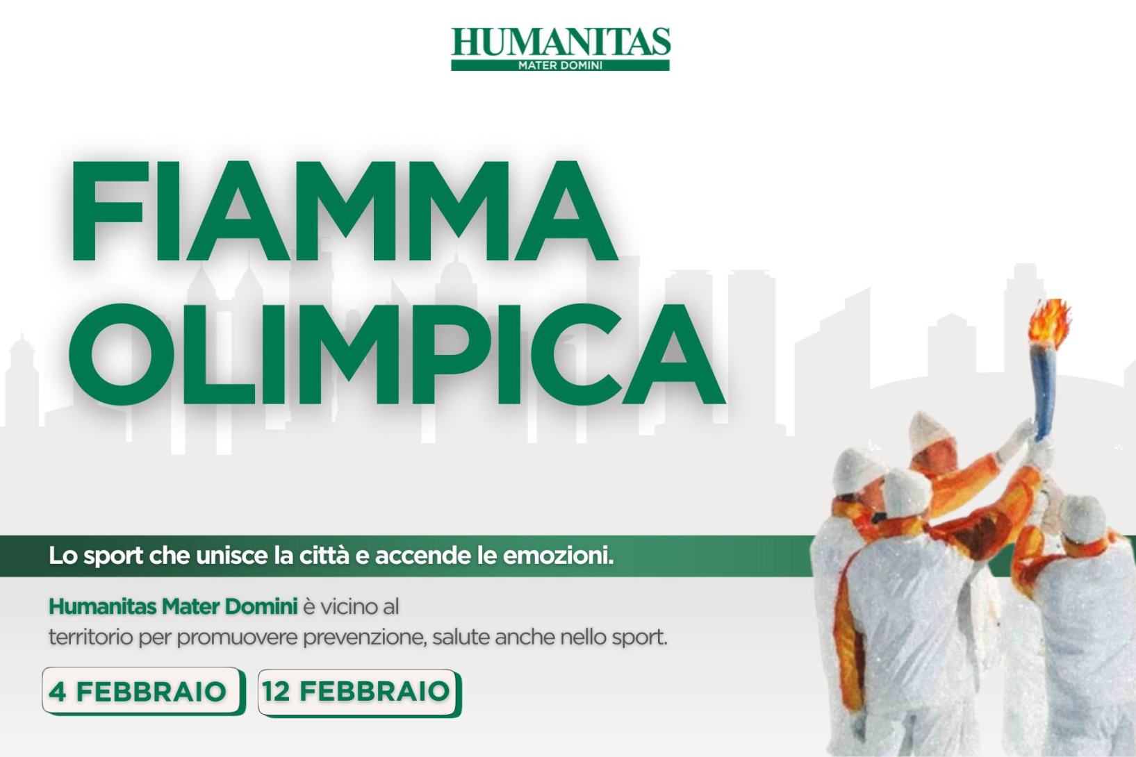 Humanitas Mater Domini celebra le Olimpiadi Invernali con un incontro dedicato a sport, prevenzione e sicurezza